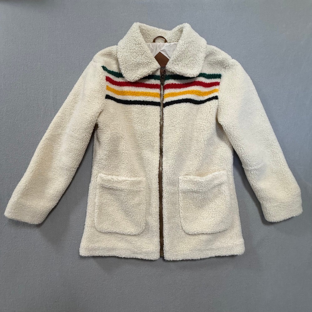 NWOT Pendleton Glacier National Park Sunset Sherpa Fleece Jacket Women Size S/P
